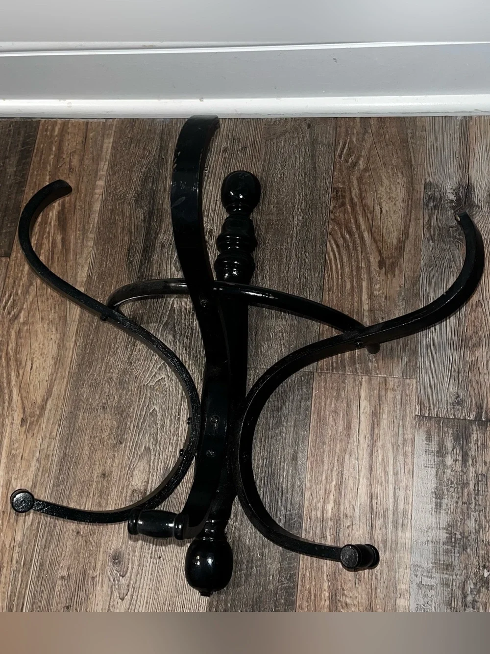 Vintage Thonet Style Bentwood Wall Mount Victorian Coat Hat Hanger Holder Rack